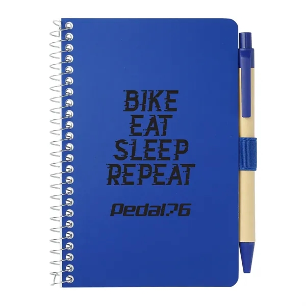 FSC® Mix 4" x 6" Pocket Spiral Notebook with Pen - FSC® Mix 4" x 6" Pocket Spiral Notebook with Pen - Image 1 of 27