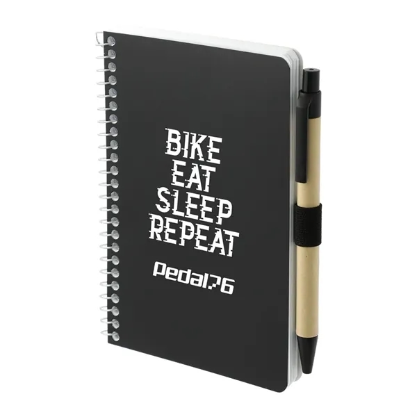 FSC® Mix 4" x 6" Pocket Spiral Notebook with Pen - FSC® Mix 4" x 6" Pocket Spiral Notebook with Pen - Image 3 of 27