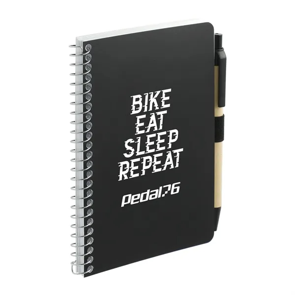 FSC® Mix 4" x 6" Pocket Spiral Notebook with Pen - FSC® Mix 4" x 6" Pocket Spiral Notebook with Pen - Image 6 of 27