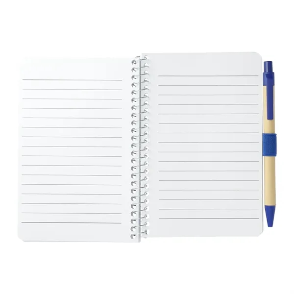 FSC® Mix 4" x 6" Pocket Spiral Notebook with Pen - FSC® Mix 4" x 6" Pocket Spiral Notebook with Pen - Image 9 of 27