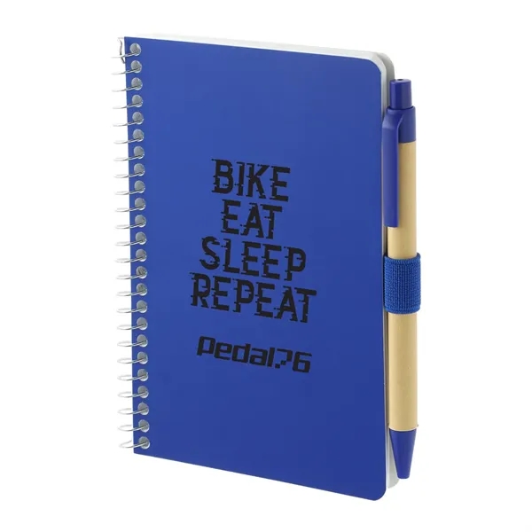 FSC® Mix 4" x 6" Pocket Spiral Notebook with Pen - FSC® Mix 4" x 6" Pocket Spiral Notebook with Pen - Image 13 of 27