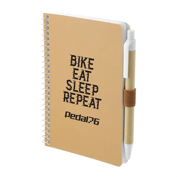 FSC® Mix 4" x 6" Pocket Spiral Notebook with Pen - FSC® Mix 4" x 6" Pocket Spiral Notebook with Pen - Image 15 of 27