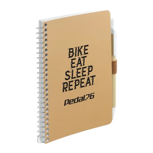 FSC® Mix 4" x 6" Pocket Spiral Notebook with Pen - FSC® Mix 4" x 6" Pocket Spiral Notebook with Pen - Image 19 of 27
