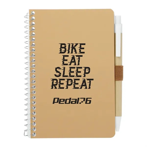 FSC® Mix 4" x 6" Pocket Spiral Notebook with Pen - FSC® Mix 4" x 6" Pocket Spiral Notebook with Pen - Image 21 of 27
