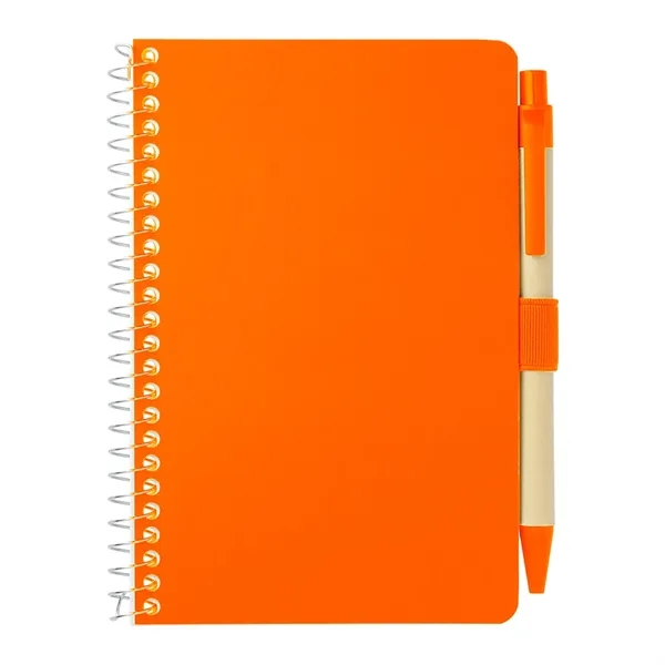 FSC® Mix 4" x 6" Pocket Spiral Notebook with Pen - FSC® Mix 4" x 6" Pocket Spiral Notebook with Pen - Image 22 of 27