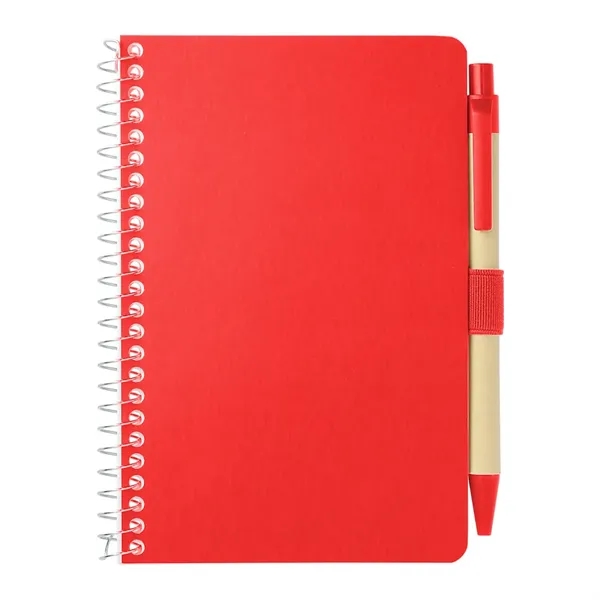 FSC® Mix 4" x 6" Pocket Spiral Notebook with Pen - FSC® Mix 4" x 6" Pocket Spiral Notebook with Pen - Image 26 of 27