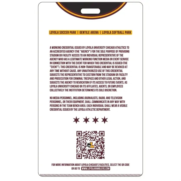 Event Badge, Large (3" x 5") - Event Badge, Large (3" x 5") - Image 1 of 1