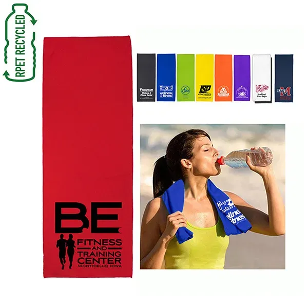 RPET Cooling Towel - 12" W x 32" H - RPET Cooling Towel - 12" W x 32" H - Image 0 of 47