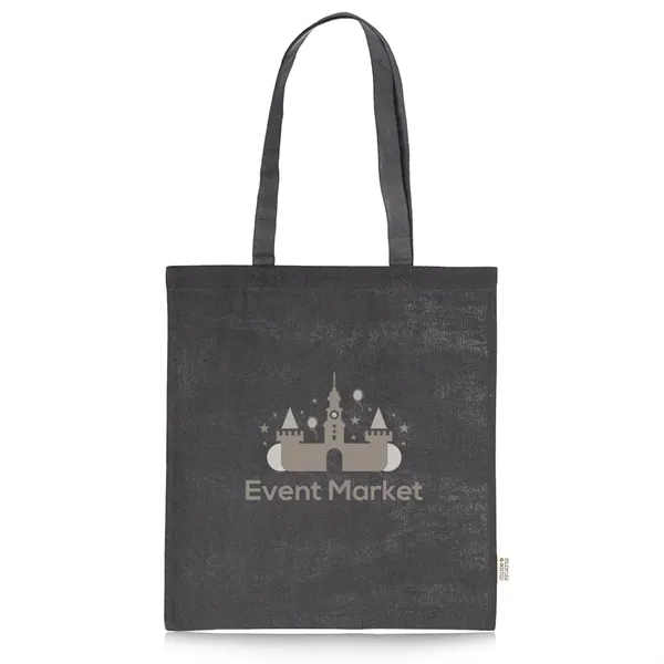 Recycled Solid Cotton Tote Bag - Recycled Solid Cotton Tote Bag - Image 3 of 4
