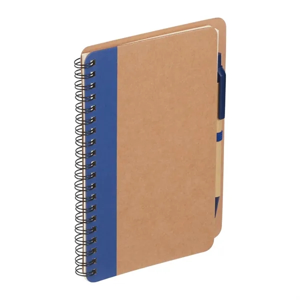FSC® Mix 5" x 7" Eco Spiral Notebook with Pen - FSC® Mix 5" x 7" Eco Spiral Notebook with Pen - Image 3 of 14