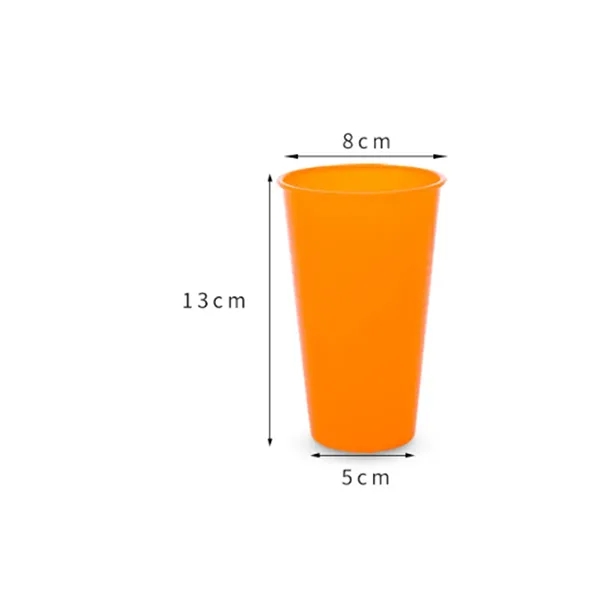 13Oz. Durable Stackable Plastic Beverage Cup with Ribbed - 13Oz. Durable Stackable Plastic Beverage Cup with Ribbed - Image 1 of 6