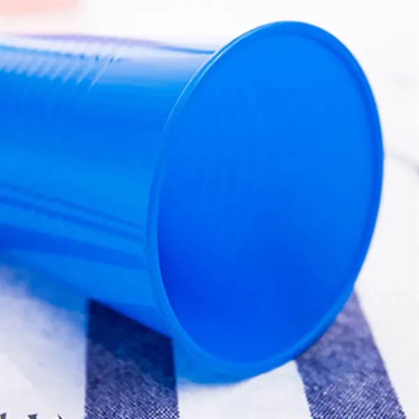 13Oz. Durable Stackable Plastic Beverage Cup with Ribbed - 13Oz. Durable Stackable Plastic Beverage Cup with Ribbed - Image 3 of 6