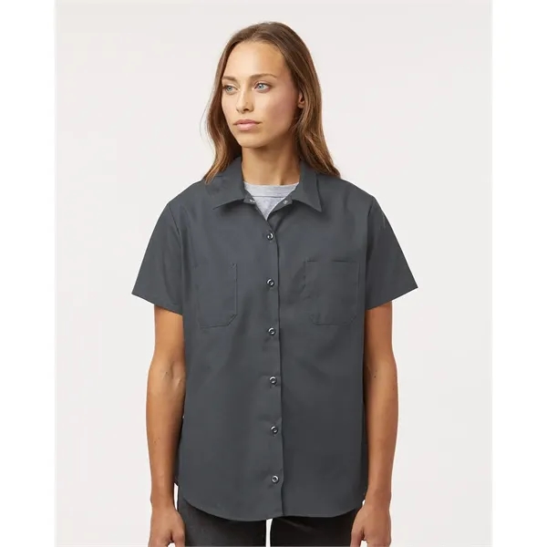 Dickies Women's Industrial Short Sleeve Work Shirt - Dickies Women's Industrial Short Sleeve Work Shirt - Image 0 of 6