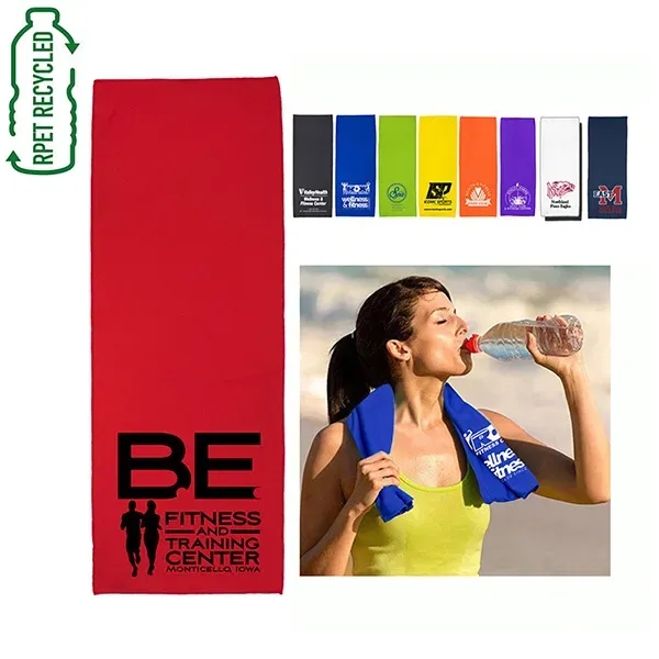 12"W x 32"H - Cooling Towel - "The Rainer"