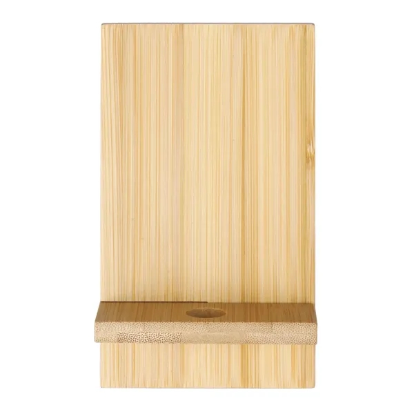 Deluxe Bamboo Phone Holder & Stand - Deluxe Bamboo Phone Holder & Stand - Image 2 of 2