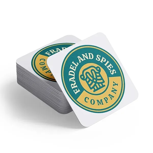Custom Square Paper Coasters - Custom Square Paper Coasters - Image 0 of 1