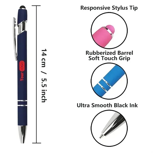 2-in-1 Stylus Ballpoint Pen - 2-in-1 Stylus Ballpoint Pen - Image 1 of 1