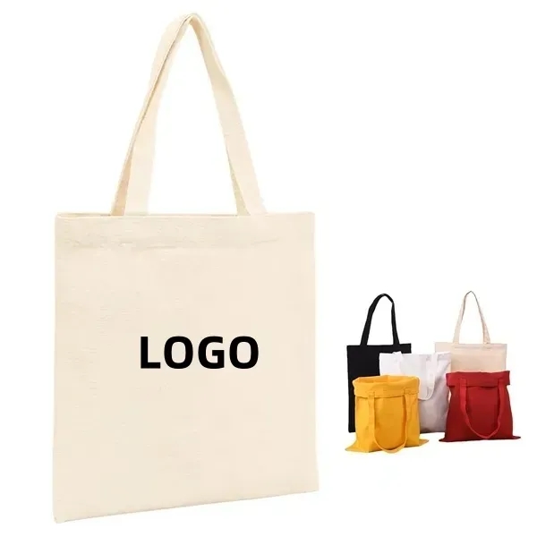 MOQ50 Full Color 14x16 Natural Canvas Tote Bag - MOQ50 Full Color 14x16 Natural Canvas Tote Bag - Image 0 of 1