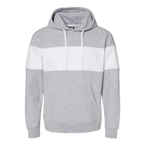 J. America Men's Varsity Fleece Colorblocked Hooded Sweat... - J. America Men's Varsity Fleece Colorblocked Hooded Sweat... - Image 9 of 18