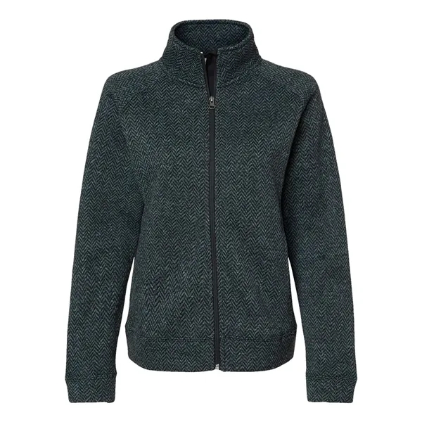 J. America Women's Traverse Full-Zip Sweater - J. America Women's Traverse Full-Zip Sweater - Image 1 of 4