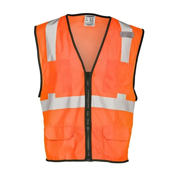 Kishigo Unisex Economy Mesh 6-Pocket Vest - Kishigo Unisex Economy Mesh 6-Pocket Vest - Image 4 of 6