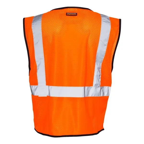 Kishigo Unisex Double-Pocket Zippered Economy Class 2 Vest - Kishigo Unisex Double-Pocket Zippered Economy Class 2 Vest - Image 4 of 4
