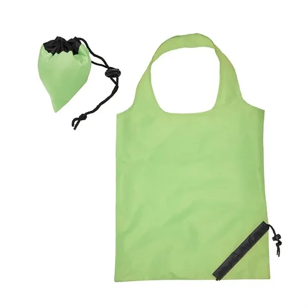Reusable Foldable Triangle Pocket Eco Shopping Tote Bag - Reusable Foldable Triangle Pocket Eco Shopping Tote Bag - Image 2 of 3