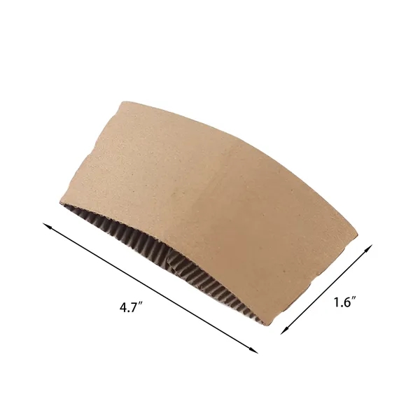 Kraft Paper Coffee Cup Sleeve MOQ50 - Kraft Paper Coffee Cup Sleeve MOQ50 - Image 1 of 1