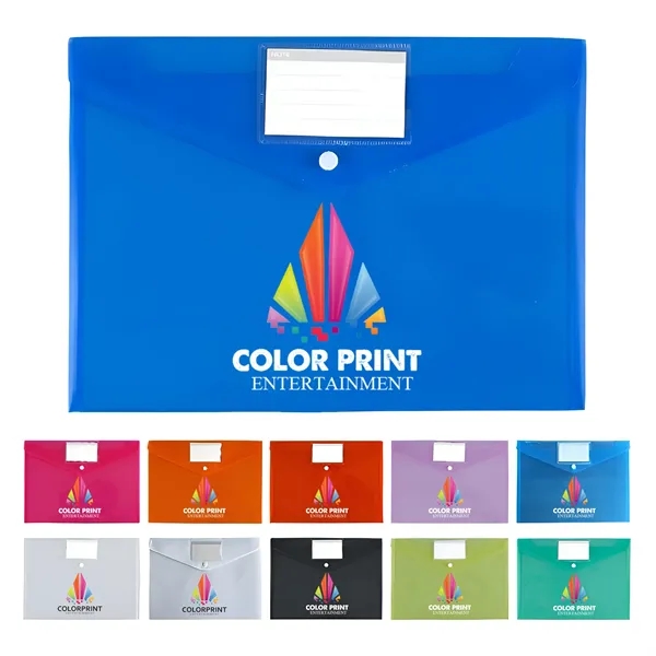 A4 Clear PVC File Folder With Button MOQ50 - A4 Clear PVC File Folder With Button MOQ50 - Image 0 of 12