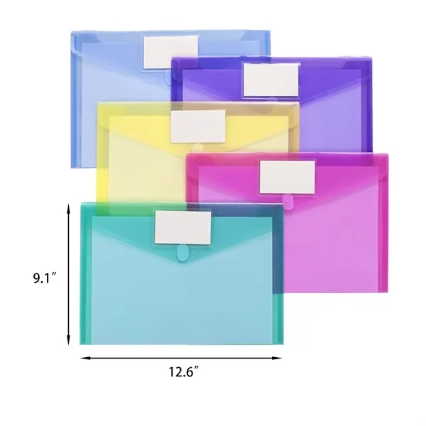 A4 Clear PVC File Folder With Button MOQ50 - A4 Clear PVC File Folder With Button MOQ50 - Image 1 of 12