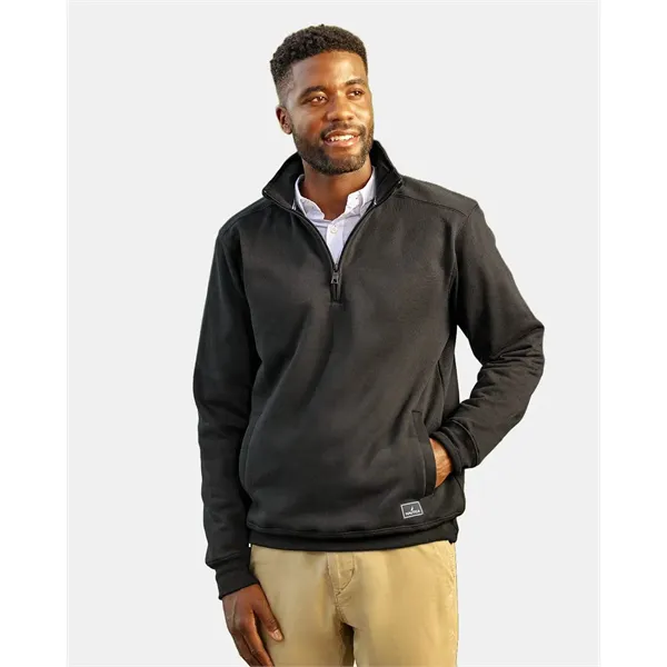 Nautica Men's Anchor Fleece Quarter-Zip Pullover