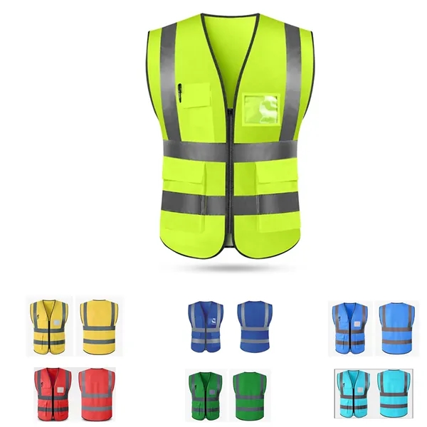 Breathable Safety Vest - Reflective High Visibility - Breathable Safety Vest - Reflective High Visibility - Image 0 of 2