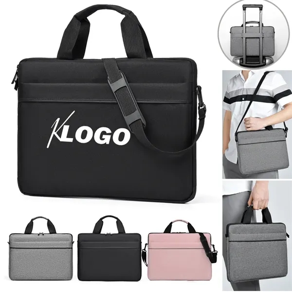 Laptop Messenger Bag with Shoulder Strap - Laptop Messenger Bag with Shoulder Strap - Image 0 of 2