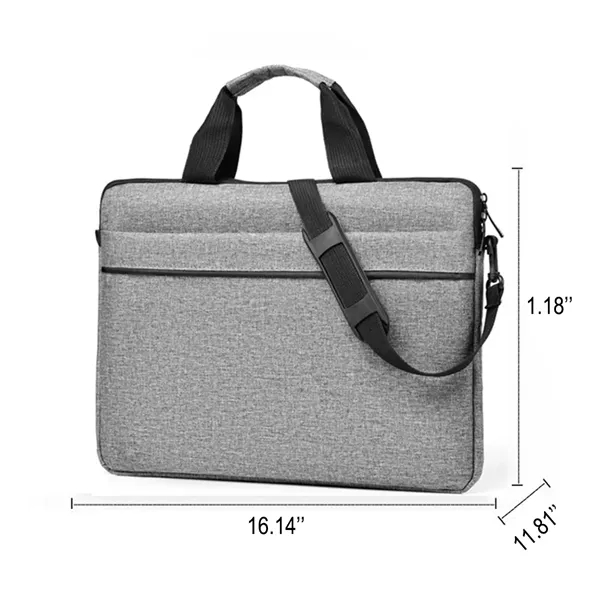 Laptop Messenger Bag with Shoulder Strap - Laptop Messenger Bag with Shoulder Strap - Image 1 of 2