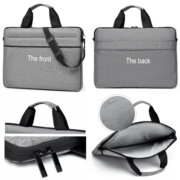 Laptop Messenger Bag with Shoulder Strap - Laptop Messenger Bag with Shoulder Strap - Image 2 of 2