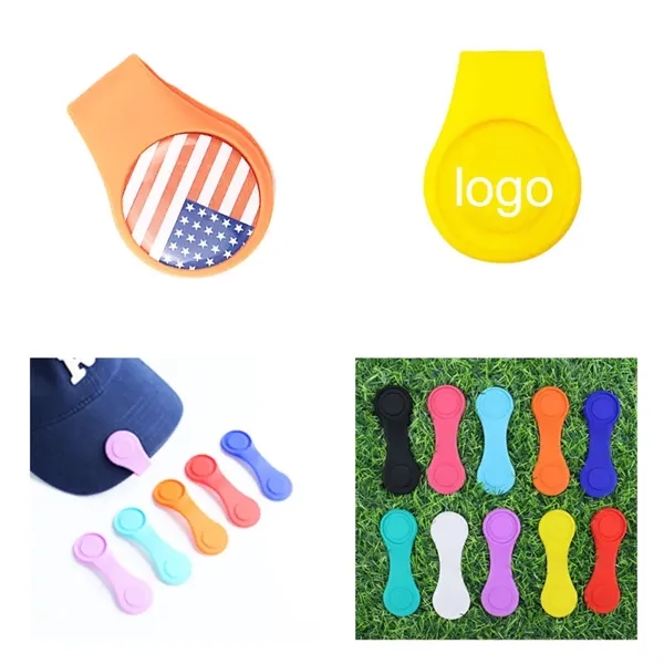 Magnetic Silicone Golf Hat Clip - Magnetic Silicone Golf Hat Clip - Image 0 of 1