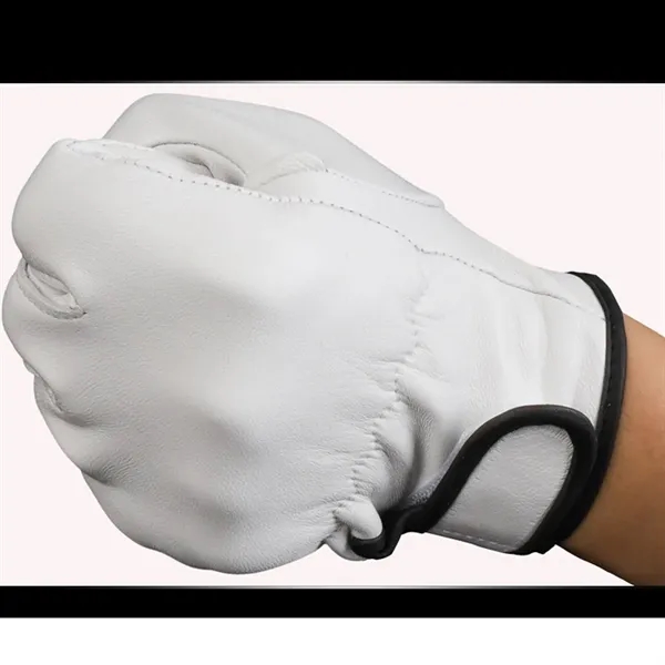 Real Leather Safety Protection Wear Resistant Work Gloves - Real Leather Safety Protection Wear Resistant Work Gloves - Image 4 of 4