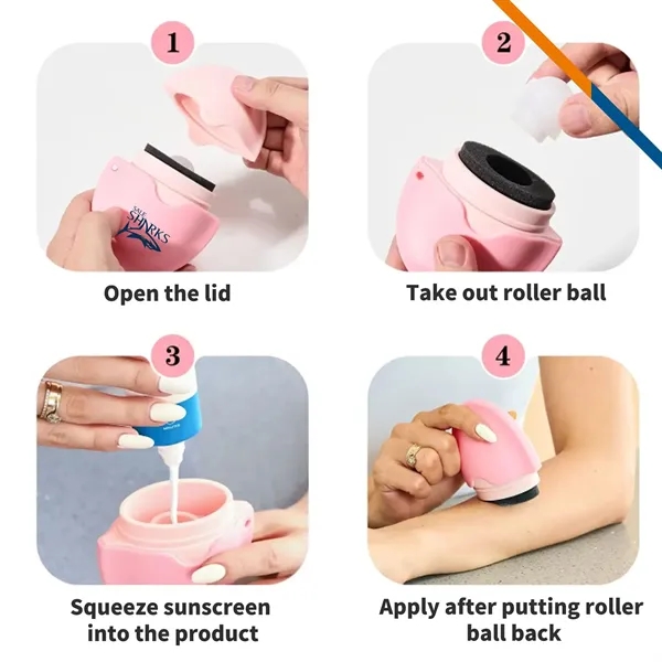 Hutton Refillable Roll On Sunscreen Applicator - Hutton Refillable Roll On Sunscreen Applicator - Image 2 of 16