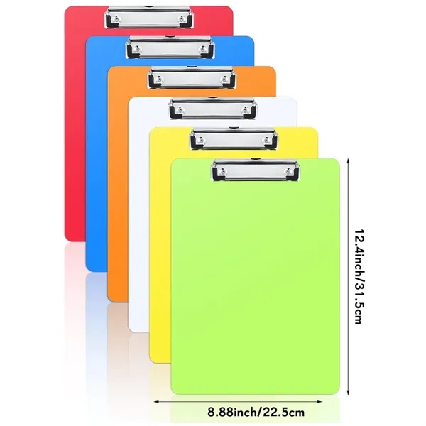 Custom A4 Plastic Clipboards with Metal Clip - Custom A4 Plastic Clipboards with Metal Clip - Image 1 of 5