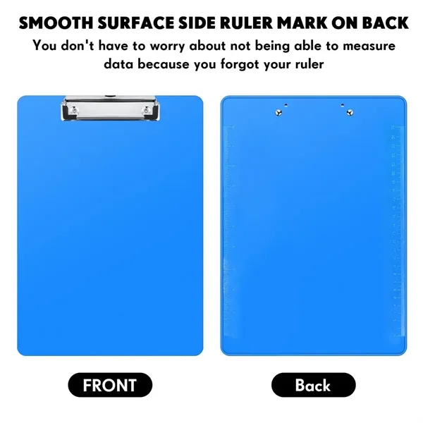 Custom A4 Plastic Clipboards with Metal Clip - Custom A4 Plastic Clipboards with Metal Clip - Image 4 of 5