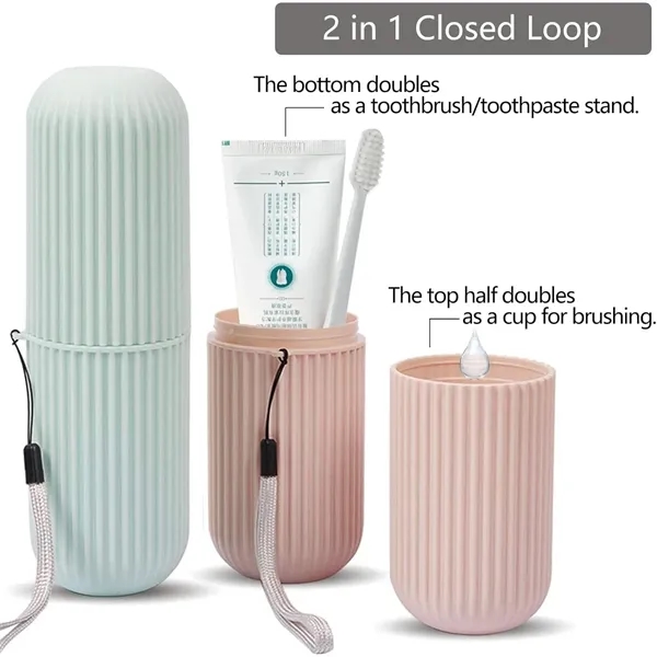 Mouthwash cup, toothbrush, toothpaste storage box - Mouthwash cup, toothbrush, toothpaste storage box - Image 2 of 3