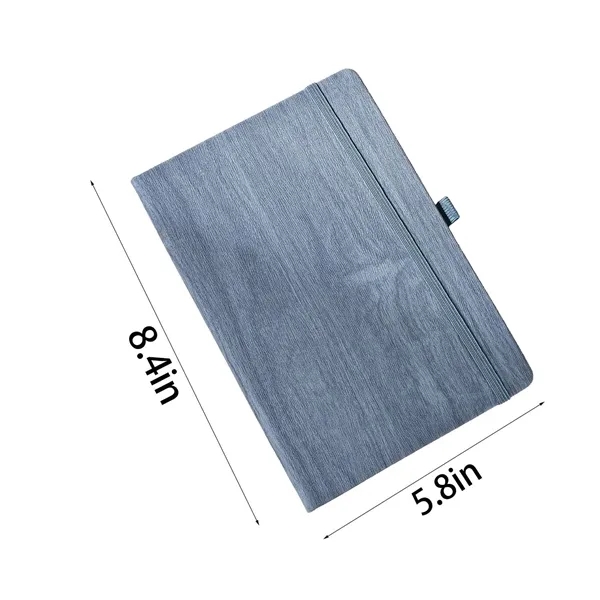 PU Leather Office Notebook w/ Elastic Strap - PU Leather Office Notebook w/ Elastic Strap - Image 6 of 8