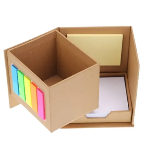Multifunctional Folding Pen Holder Sticky Note Box - Multifunctional Folding Pen Holder Sticky Note Box - Image 2 of 6