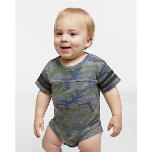 Rabbit Skins Infant Football Fine Jersey Bodysuit