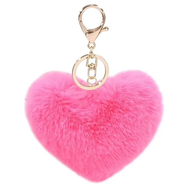 Heart Shape Plush Keychain - Heart Shape Plush Keychain - Image 2 of 18