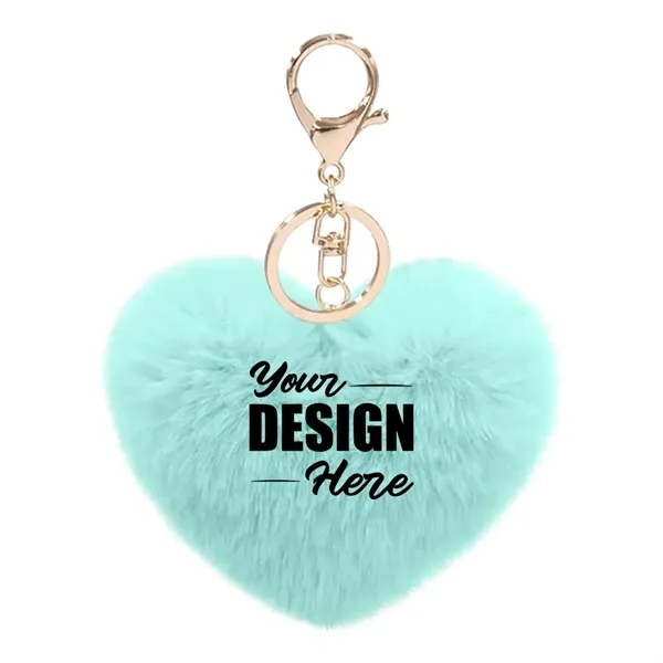Heart Shape Plush Keychain - Heart Shape Plush Keychain - Image 5 of 18