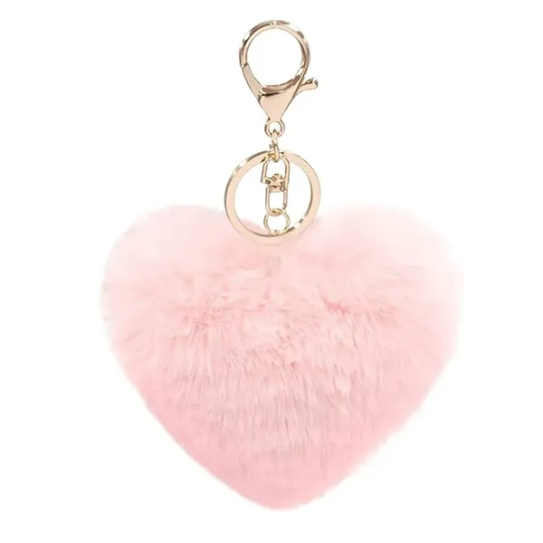 Heart Shape Plush Keychain - Heart Shape Plush Keychain - Image 8 of 18