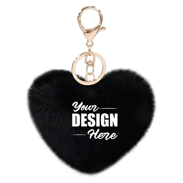 Heart Shape Plush Keychain - Heart Shape Plush Keychain - Image 9 of 18