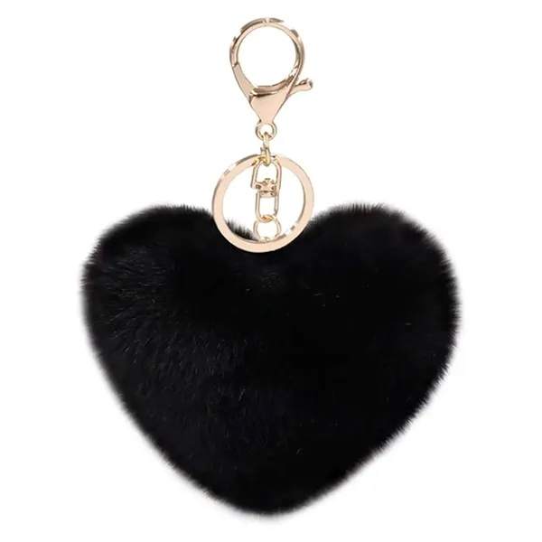 Heart Shape Plush Keychain - Heart Shape Plush Keychain - Image 10 of 18