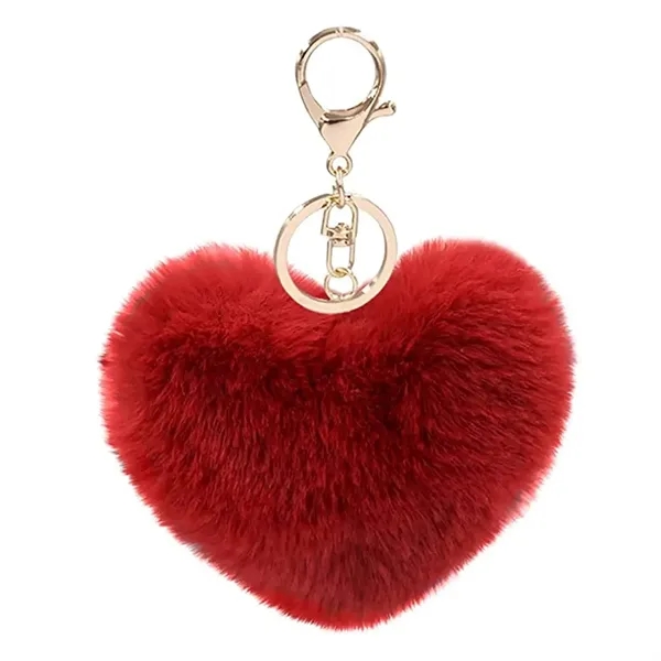 Heart Shape Plush Keychain - Heart Shape Plush Keychain - Image 14 of 18